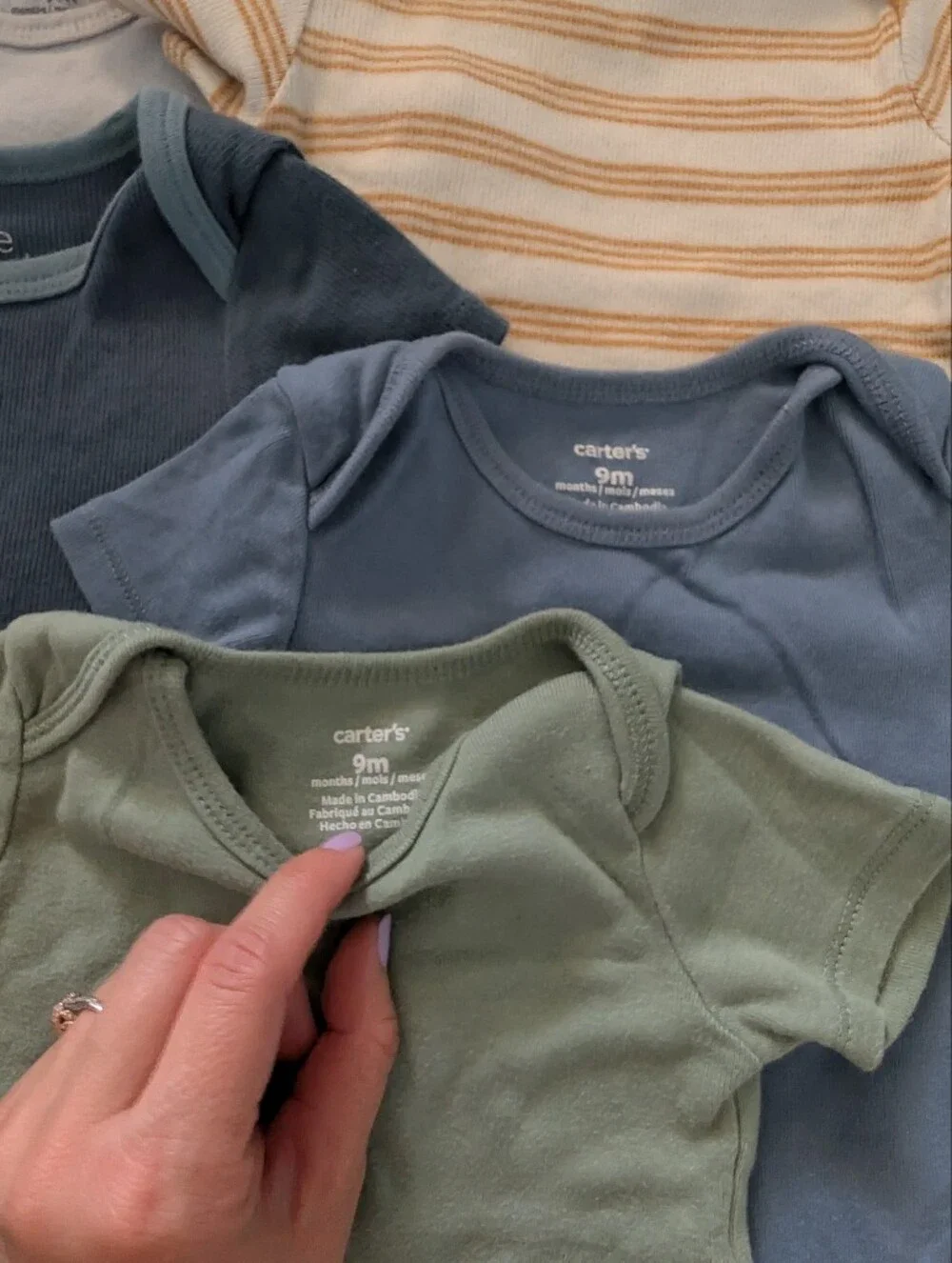Carters months onesie